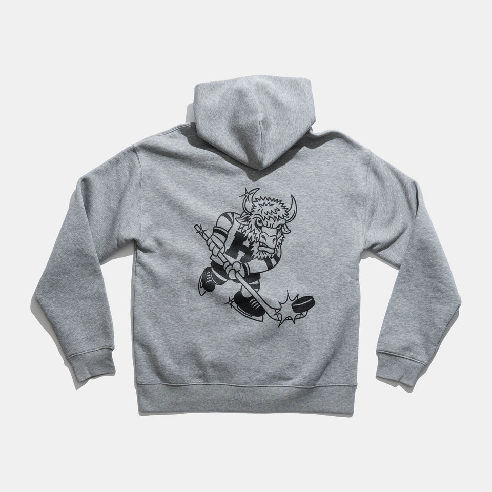 Bison Zip-Up Hoodie