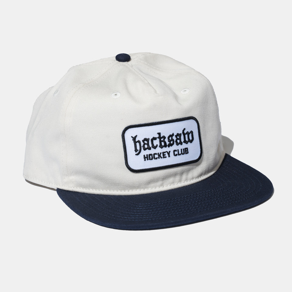 Patch Cap - Natural/Navy