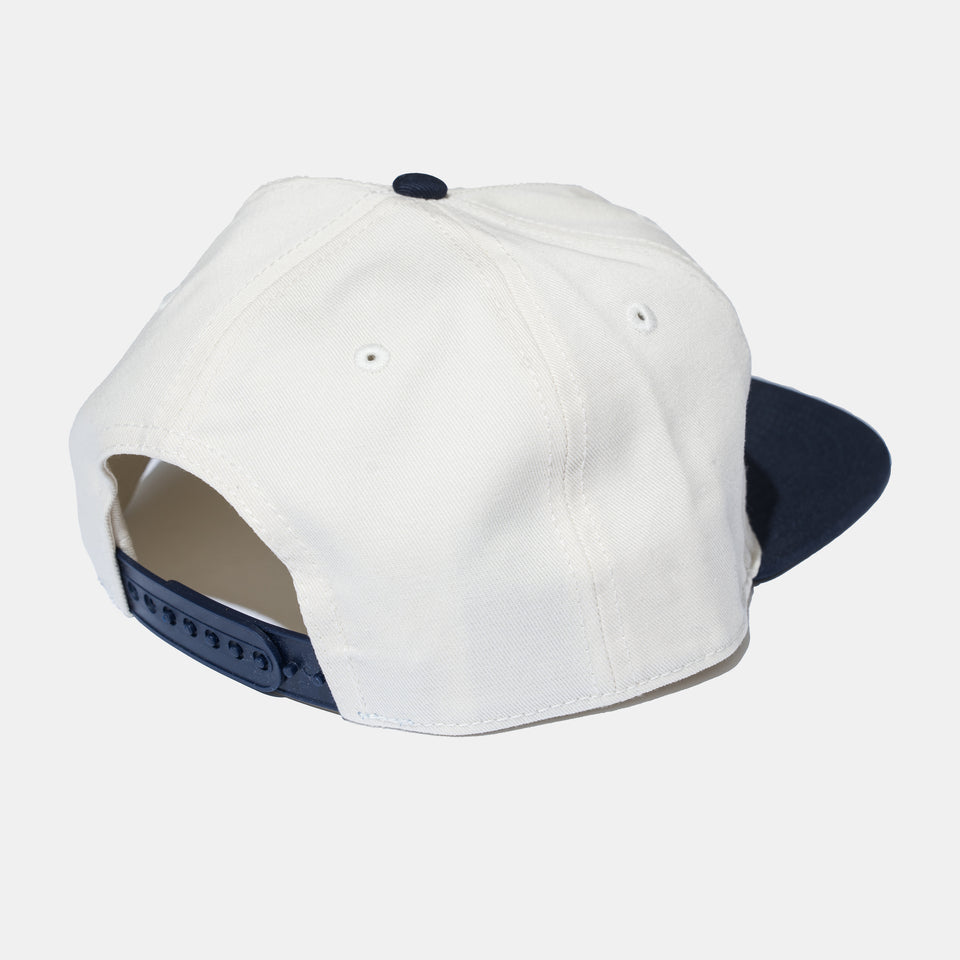 Patch Cap - Natural/Navy