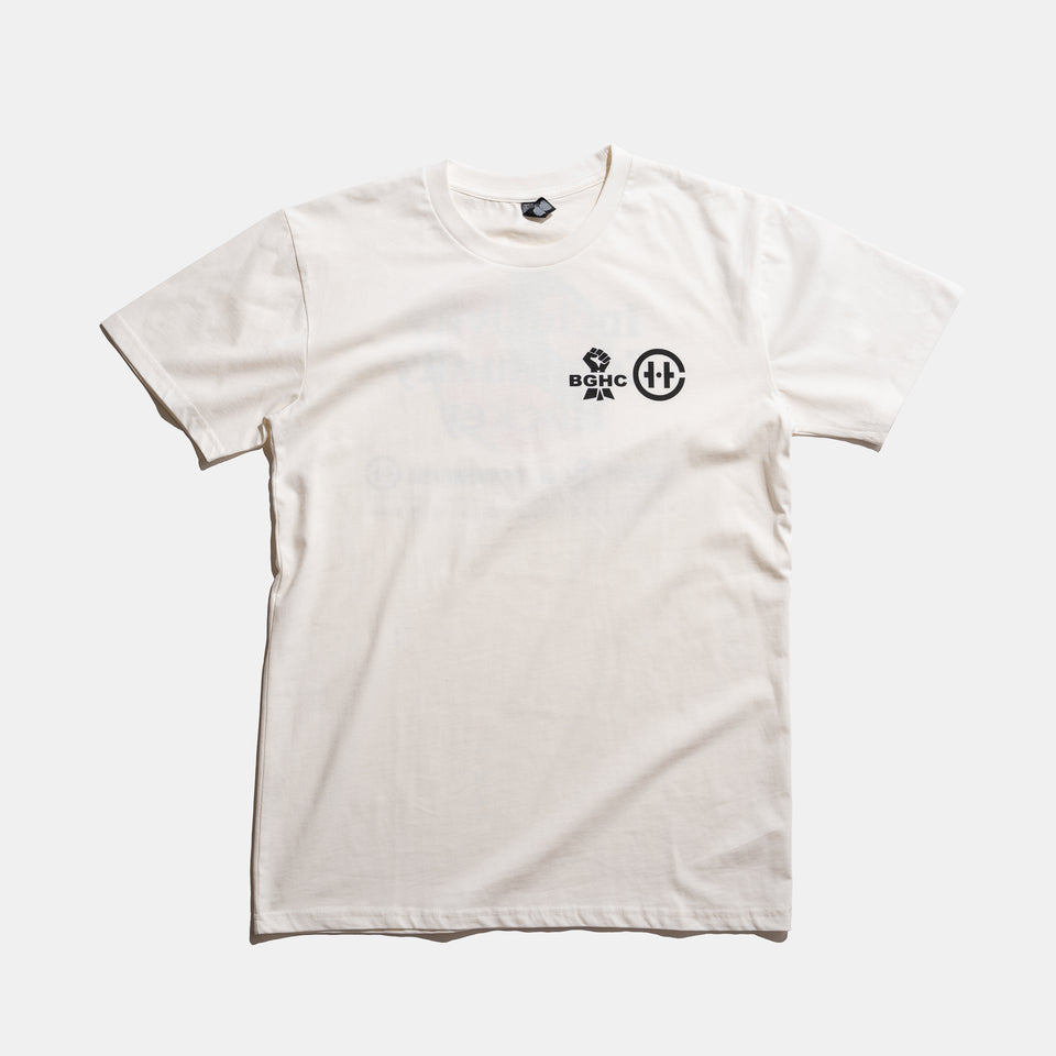 Black Girl Hockey Club T-shirt - Bone - Sizes Small & 2X