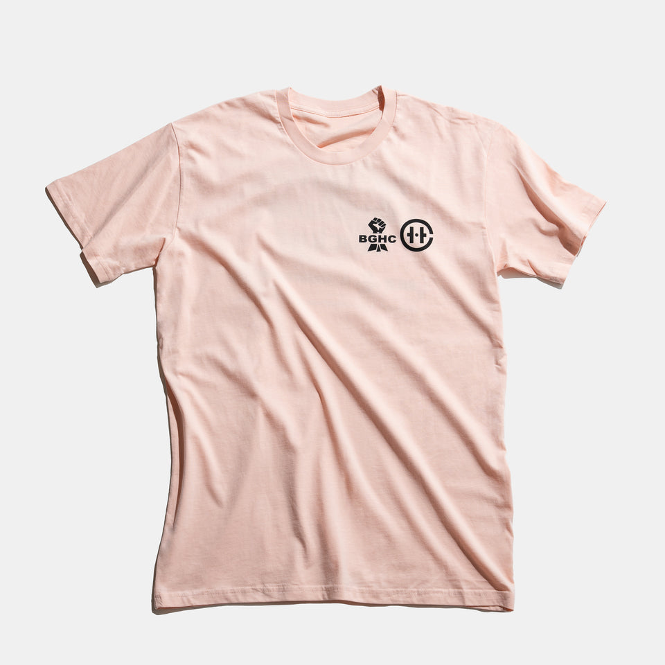 Black Girl Hockey Club T-shirt - Pink - Size XL