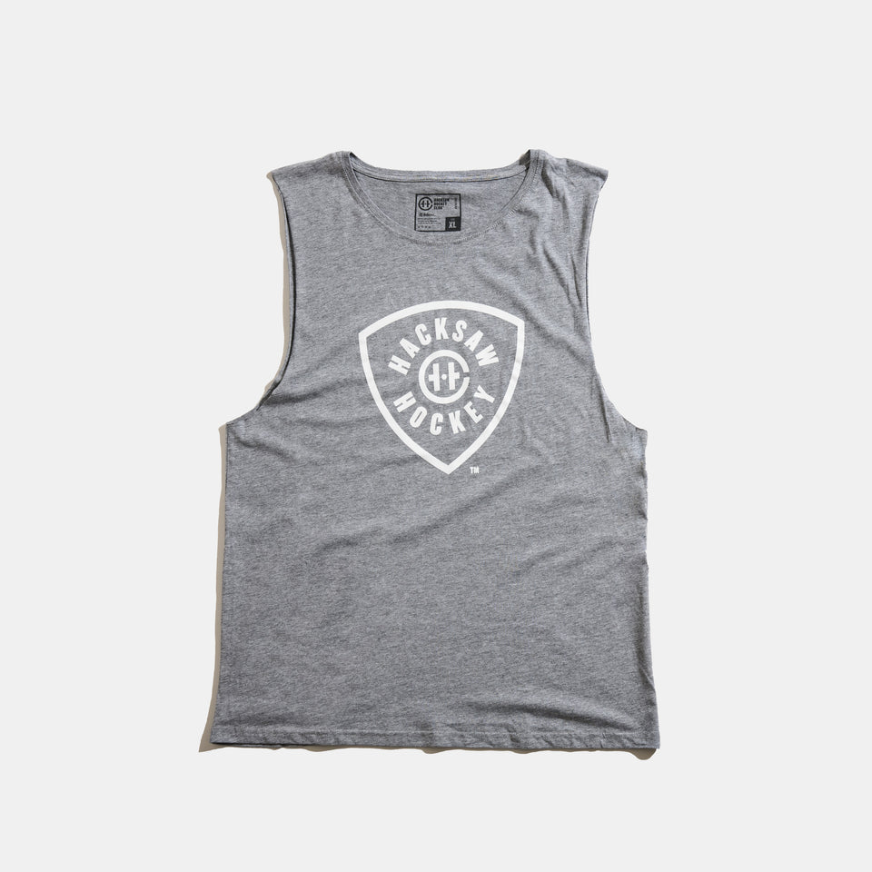 Crest Sleeveless Shirt - Athletic Grey - Size 2X