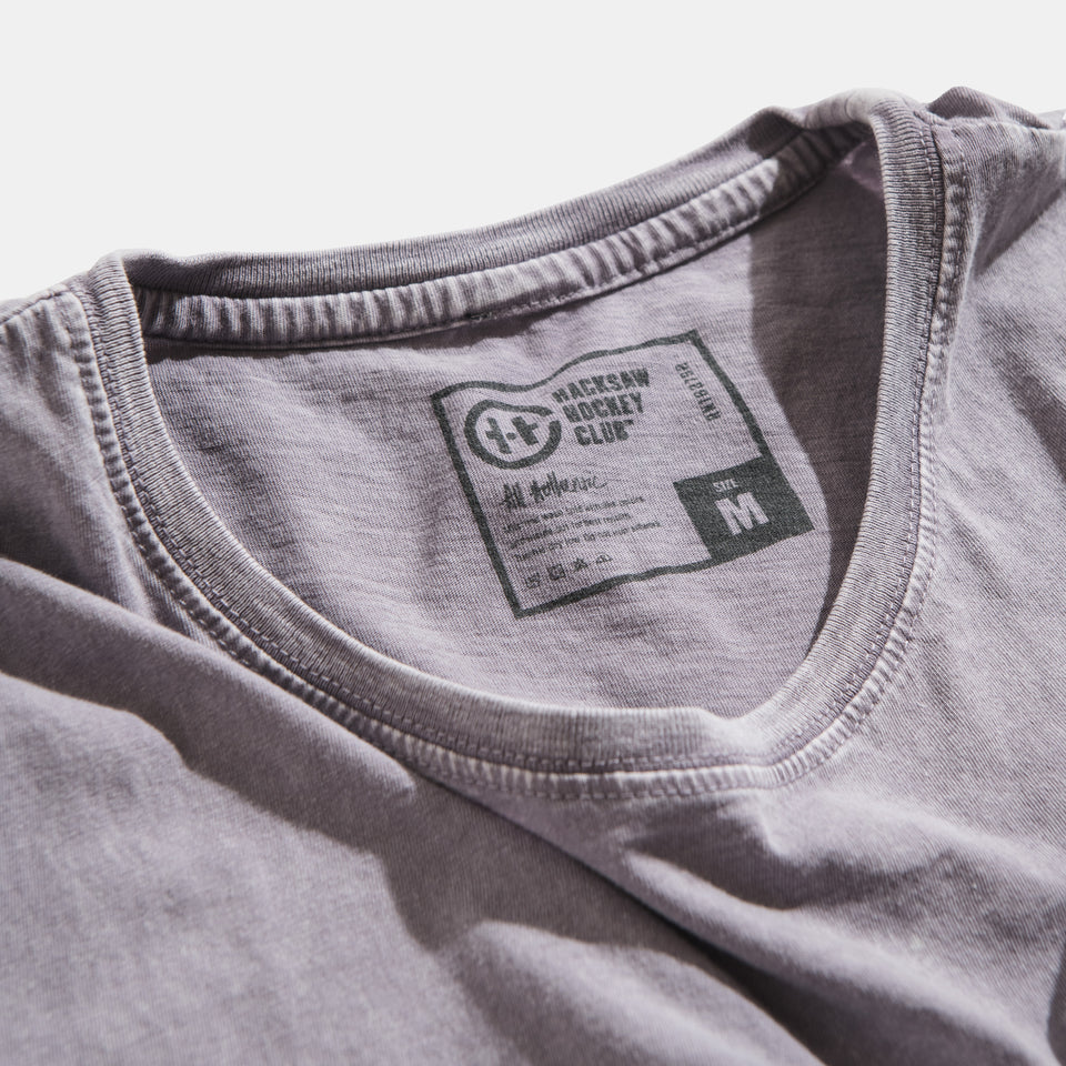 Crest Sleeveless Shirt - Lavender Stone Wash