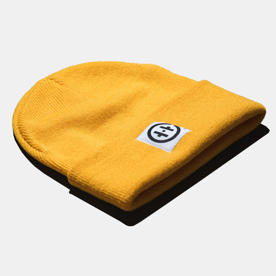 Dot Beanie - Yellow