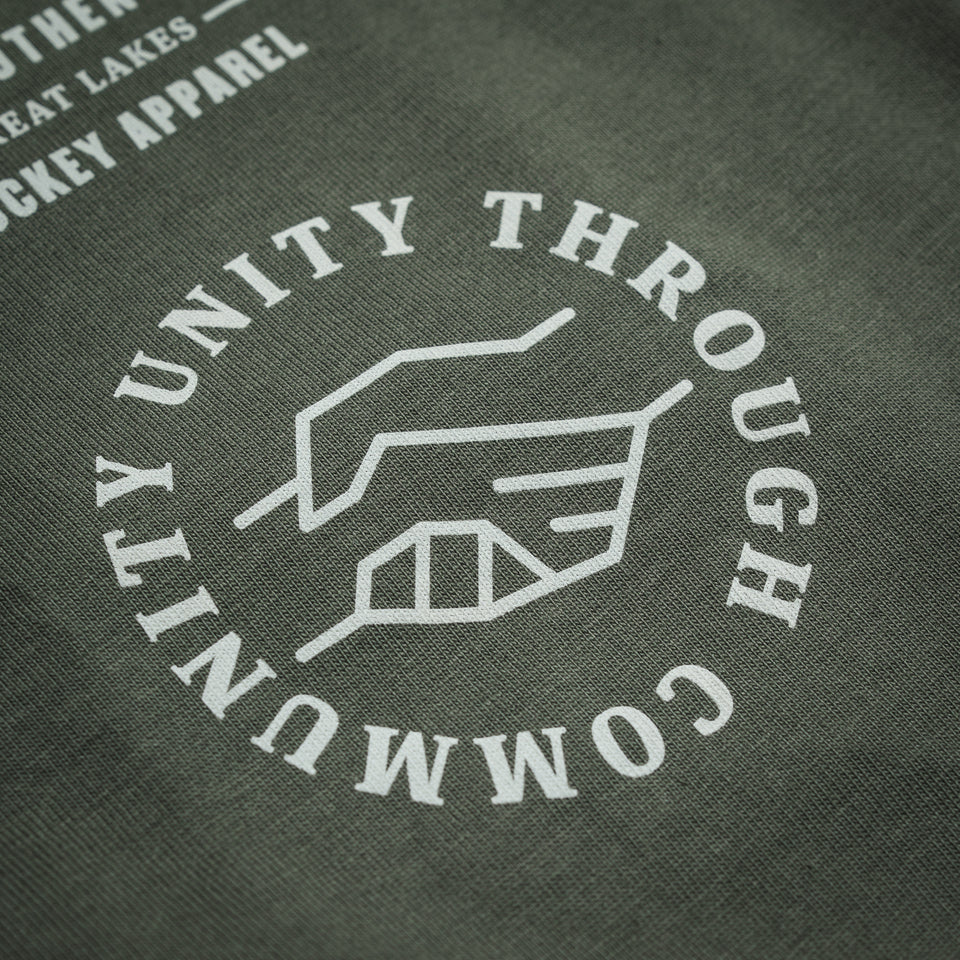 Pucks For Autism T-shirt - Sage Green