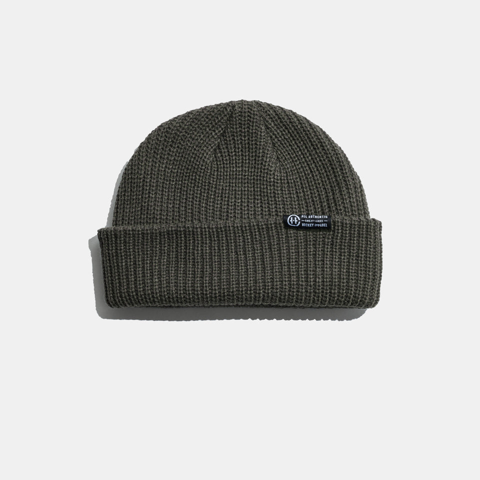 Ribbed Beanie - Walnut