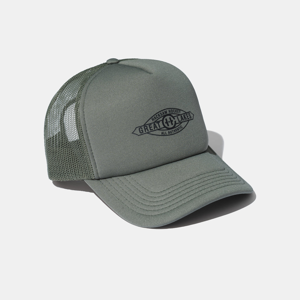 Great Lakes Trucker Hat - Army