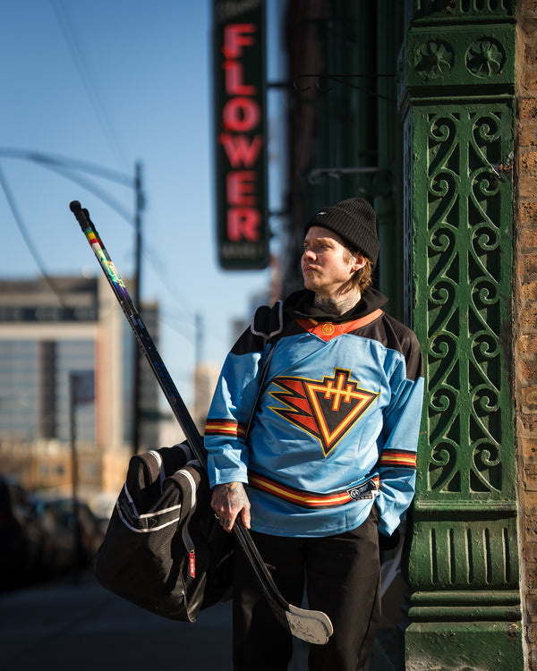 テヒョン　ユニフォーム TDWP x Hacksaw Hockey Jersey - Black– Hacksaw Hockey Club