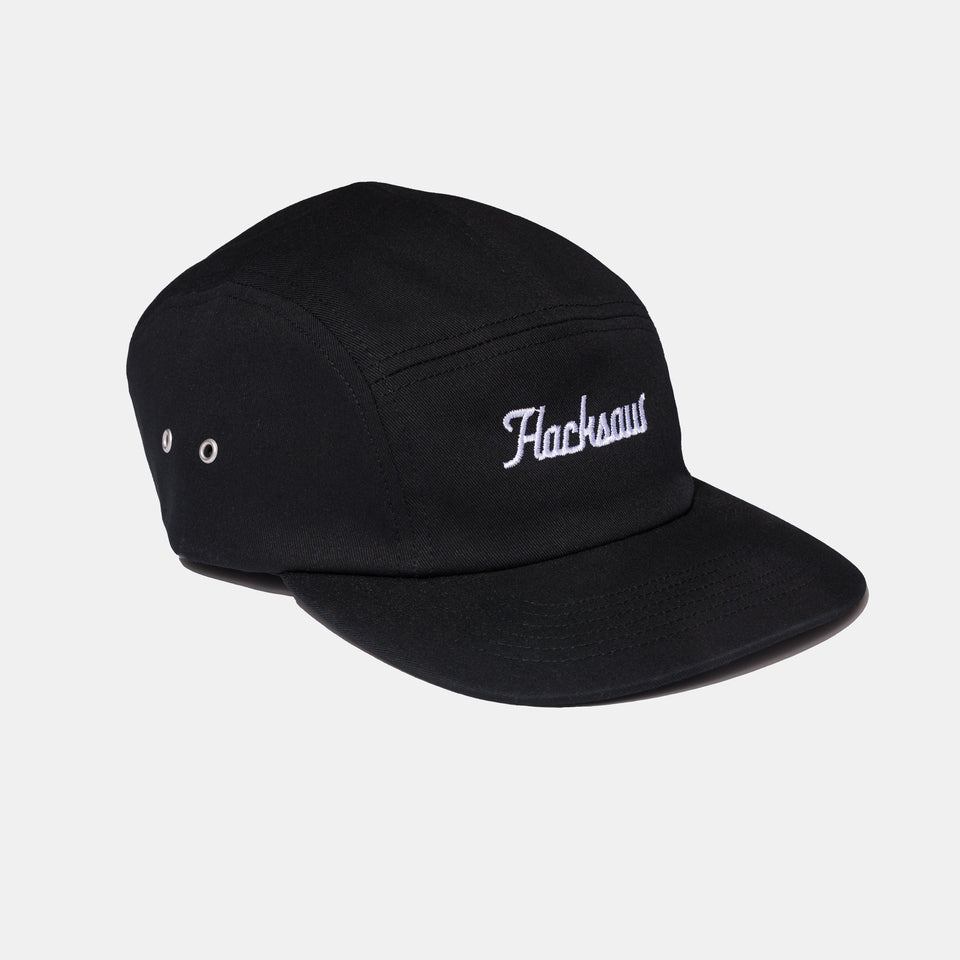 Script Five-Panel Cap - Black