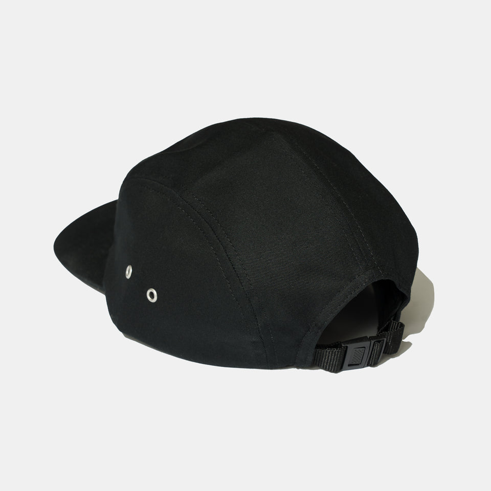 Script Five-Panel Cap - Black