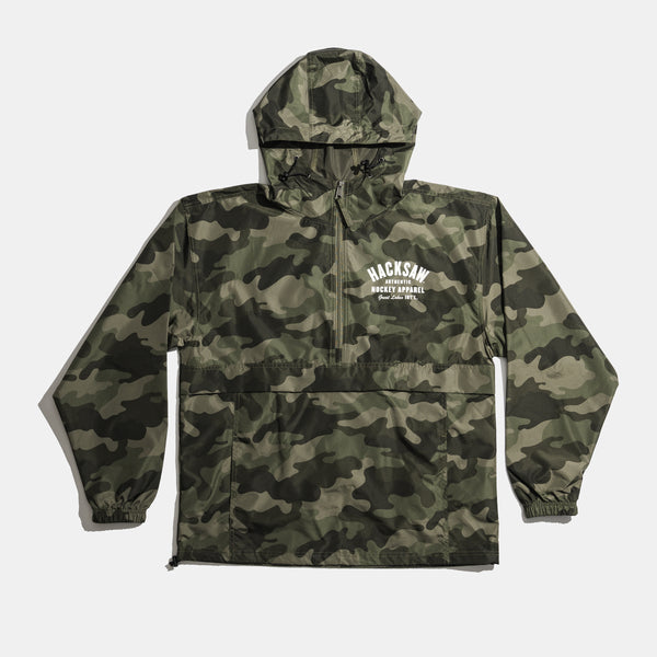 Champion Brand Hacksaw Hockey Club Windbreaker - Camo